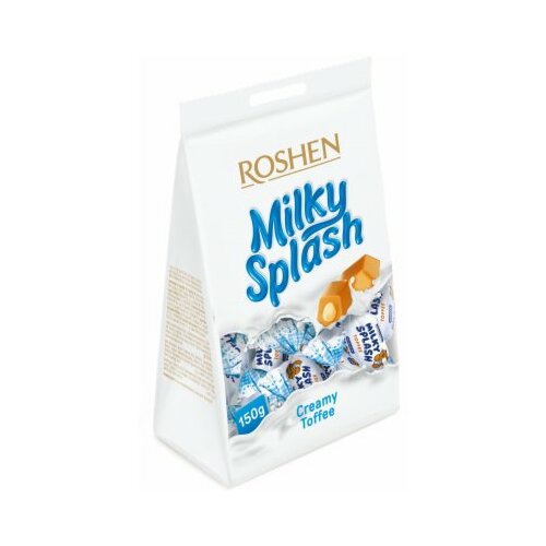 Roshen milky splash karamel bombone 150g Cene
