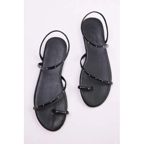 Trendyol Shoes Ženske papuče Takss26Sd00001, Crne Slike