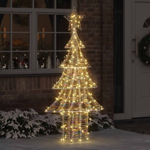  Božićno drvce s 240 LED svjetlima Topla bijela 181 cm PET Cene