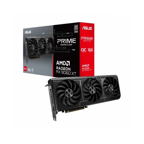 Asus Prime Radeon RX 9060 XT O16G AMD 16 GB GDDR6 Slike