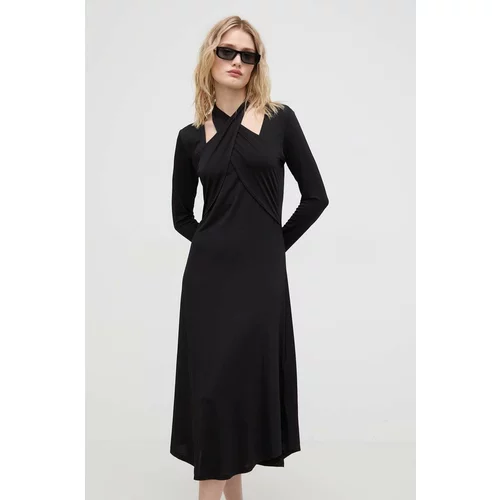 Bruuns Bazaar Obleka črna barva