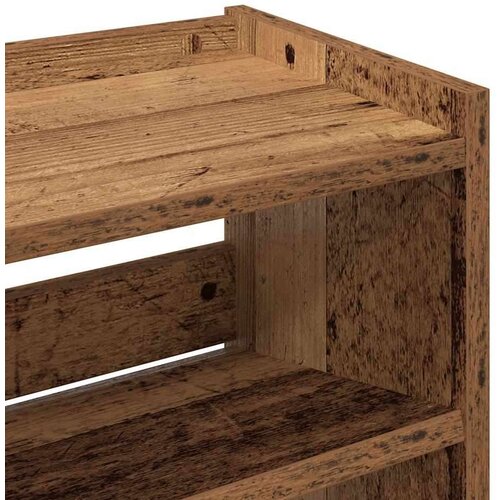 VidaXL stalak za cipele boja staro drvo 60x25x62 cm konstruirano drvo Slike