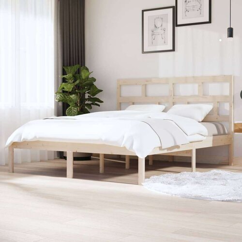  Okvir za krevet od masivne borovine 160 x 200 cm Slike