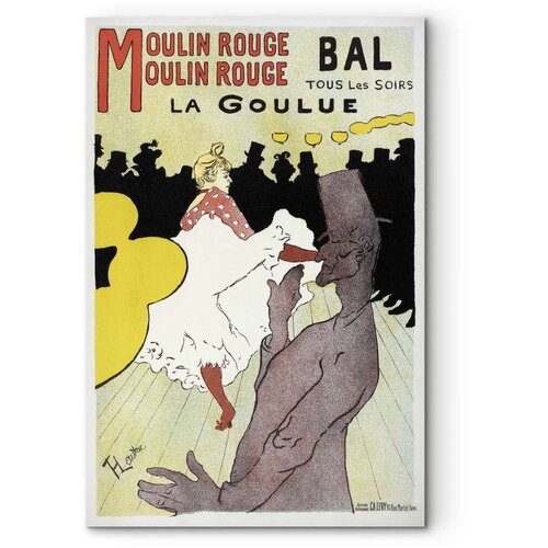  Slika - Henri de Toulouse-Lautrec &amp;ndash; Moulin Rouge &amp;ndash; La Goulue 60x90 Premium Print Slike