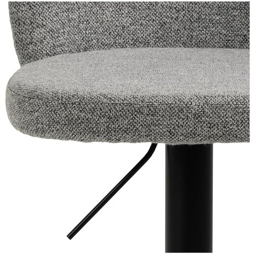 Actona Črn/siv barski stol z nastavljivo vi&amp;scaron;ino (vi&amp;scaron;ina sedeža 55 cm) Patricia &amp;ndash; Slike