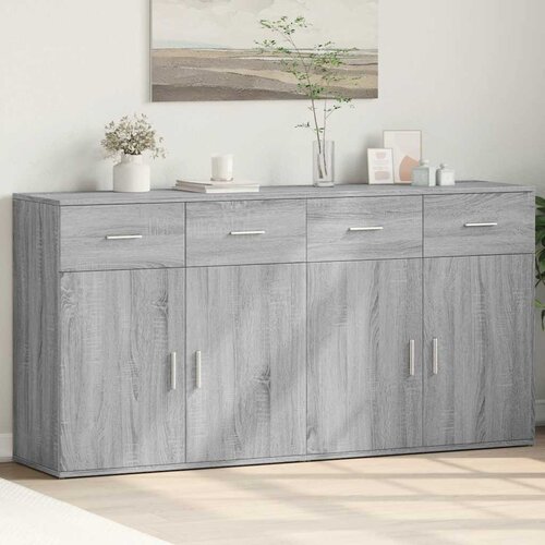  Komoda 2 kom boja hrasta sonome 79x38x80 cm konstruiranog drva Cijene