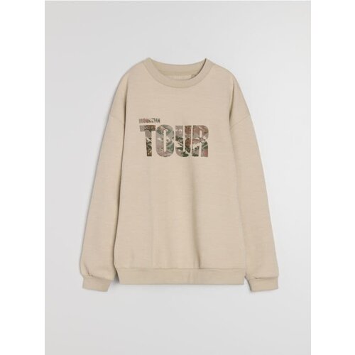 Sinsay Majica dugih rukava s okruglim izrezom Slike