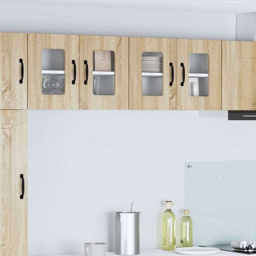 vidaXL Zidni kuhinjski ormarić 2 pcs Sonoma hrast 60 x 31 x 40 cm Cijene