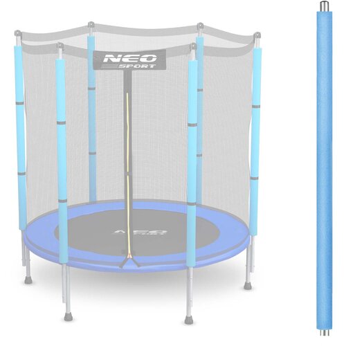 Janshop Zgornja objava za trampolin z zunanjim omrežjem 4,5 ft modrega neo-&amp;scaron;porta, (21151474) Slike