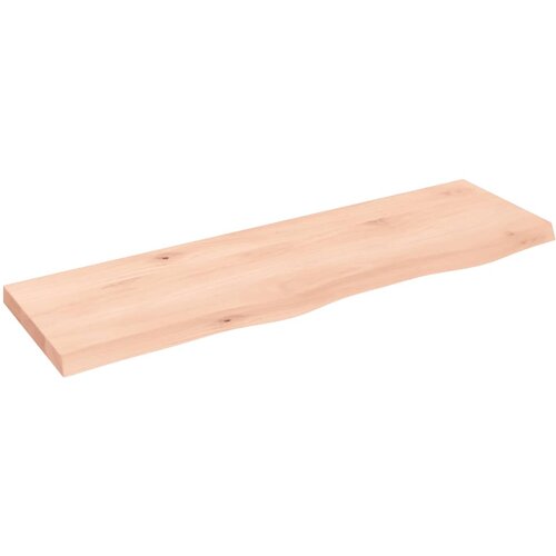 Maison Chic Stenska polica - Viseča Polica 100x30x(2-4) cm neobdelana trdna hrastovina, (21784799) Cene