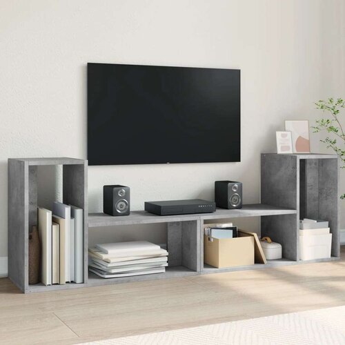 TV ormarići 2 kom Siva betona 75x30x50 cm konstruirano drvo Cijene