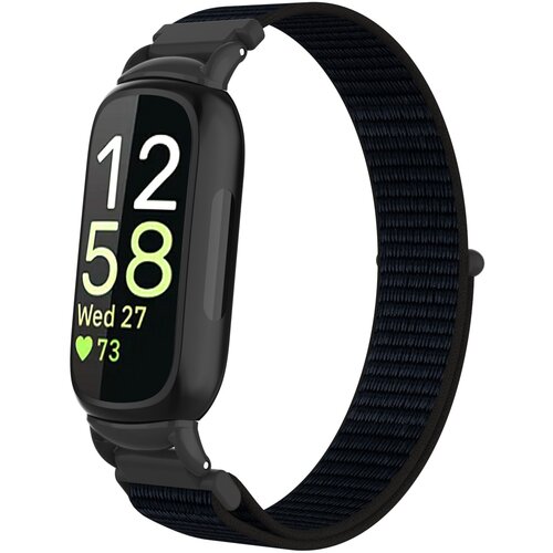 INF združljiv z fitbit inspire 3 najlonskim pa&scaron;čkom z zanko - na voljo več barv black, (5000116936) Cene