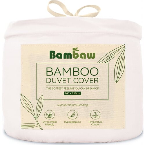 Bambaw prevleka za odejo iz bambusa 240 x 220 cm - white Cene