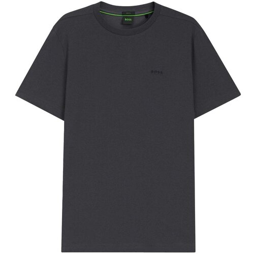 Boss Crew Neck Tee T-Shirt Dark Grey Siva Slike