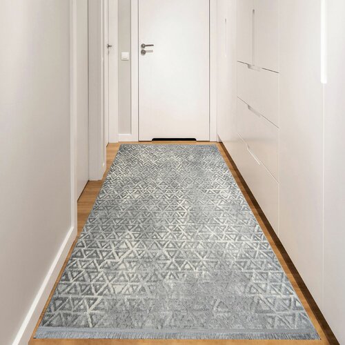 notta 1108 grey cream hall carpet (100 x 250) Slike