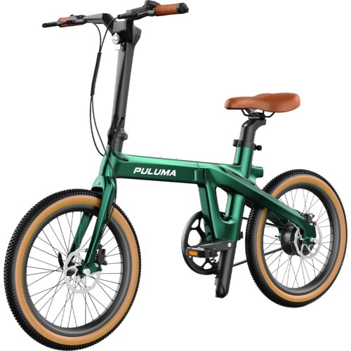 PULUMA Električno kolo PT20 iz karbonskih vlaken, 250 W, 25 KM/H, 20" zložljivo za mesto, zeleno, (5000249683) Cene