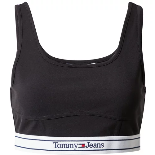 Tommy Jeans Top temno modra / živo rdeča / črna / bela