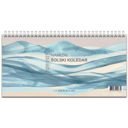  Koledar namizni &scaron;olski sept/sept valovi 2026/27 ROKOVNIK&KOLEDAR Cene