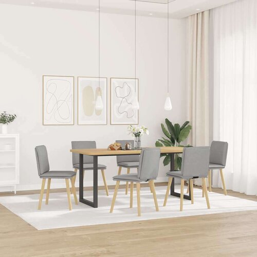 Jedilni stoli 6 kosov Cloud Grey Fabric, (21822631) Slike