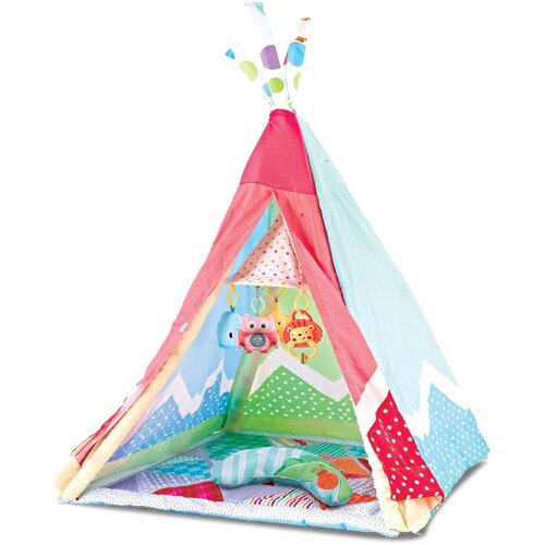 Kikka Boo podloga za igru &amp;scaron;ator teepee 2in1 adventure girl (KKB10249) Slike