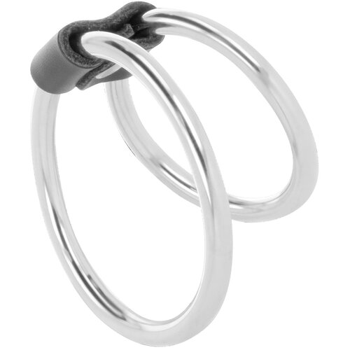 Darkness Metallic Cock Rings Double Cene