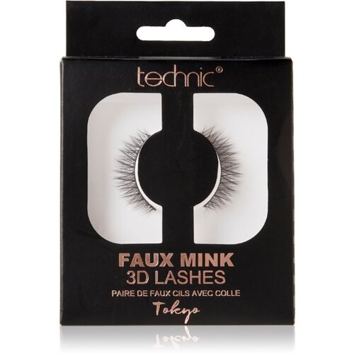 Technic_Cosmetics Faux Mink umjetne trepavice Tokyo 1 par Slike
