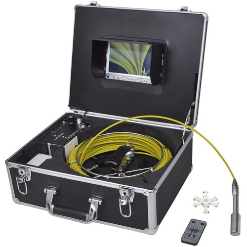 VidaXL Kamera za pregledovanje cevi 30 m z DVR nadzorno omarico Slike