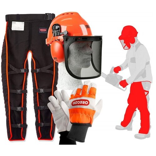 Oregon za&scaron;čitni set 3v1, hlačnice+rokavice+čelada, OR 574742 Cene