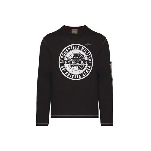 Aeronautica Militare Majice s kratkimi rokavi TS2147J59734300 Črna Cene