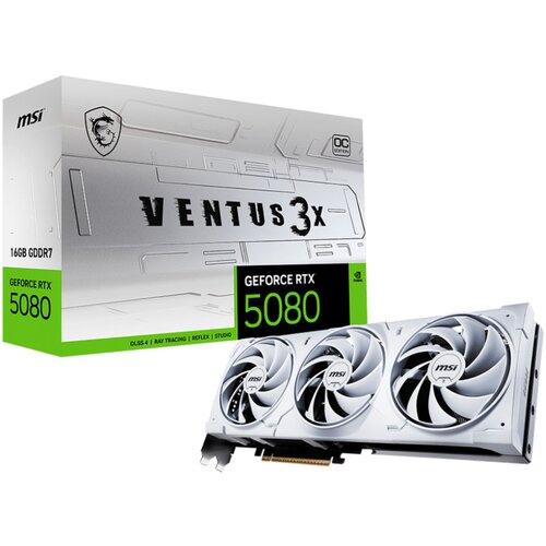 MSI Grafična kartica nVidia RTX5080 Ventus 3X OC - 16GB GDDR7 (V531-062R), (22107617) Cene