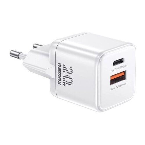 Remax Strujni Fast punjac Kings 1xUSB 3.0+1xTIP C 20W, CA-18, beli Cene