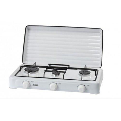 Zilan Plinski štedilnik s 3 gorilniki, 2300 W, bela - ZLN0032/WH Cene