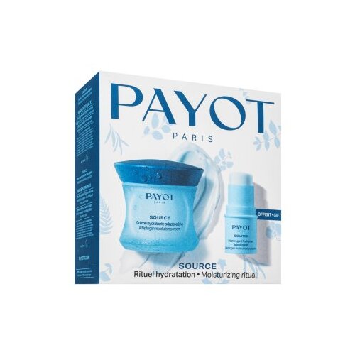 Payot Source Moisturizing Ritual Set krema za lice Adaptogen Moisturizing Cream 50 ml + krema za područje oko očiju u stiku Adaptogen Moisturizing Eye Stick 4,5 g za ženske Slike