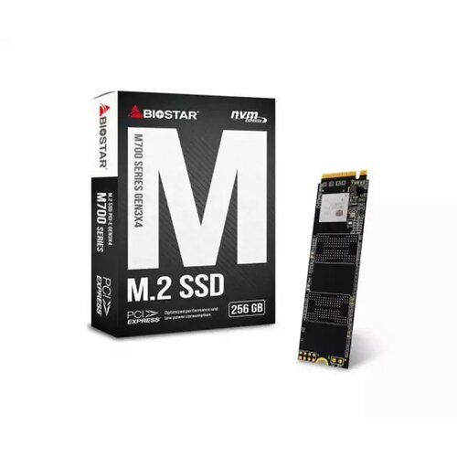 Biostar SSD M.2 256GB M700 Series NVME 1850/950MB/s, M700­256GB ssd hard disk Slike