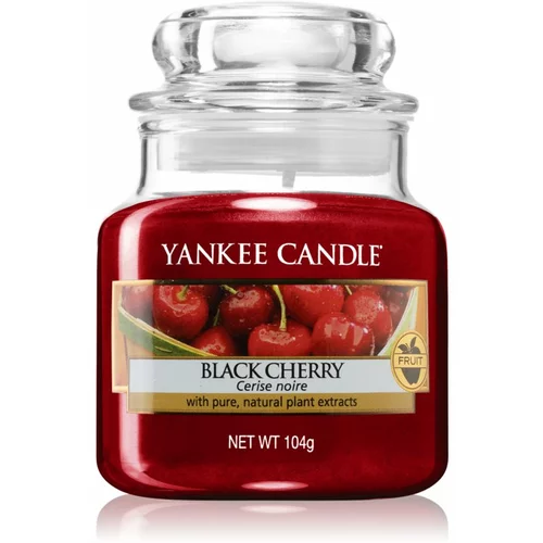 Yankee Candle Black Cherry Refill dišeča sveča Classic srednja 104 g