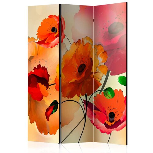 Paravan u 3 dijela - Velvet Poppies [Room Dividers] 135x172 Cijene