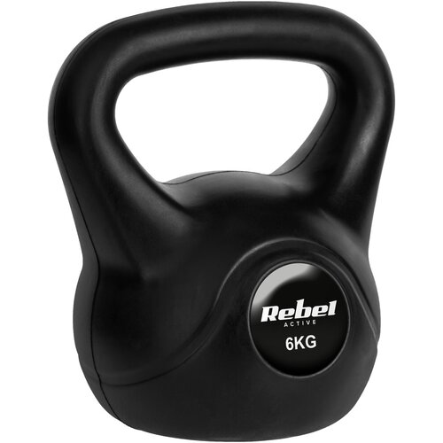 Rebel ACTIVE Girja (kettlebell) sa gumenom oblogom, 6 kg, model RBA-2313 Slike