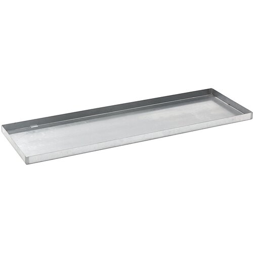 eurokraft basic Jeklena prestrezna kadica za majhne posode, DxŠxV 1850 x 600 x 60 mm, s certifikatom, prestrezna prostornina 60 l, pocinkana Cene