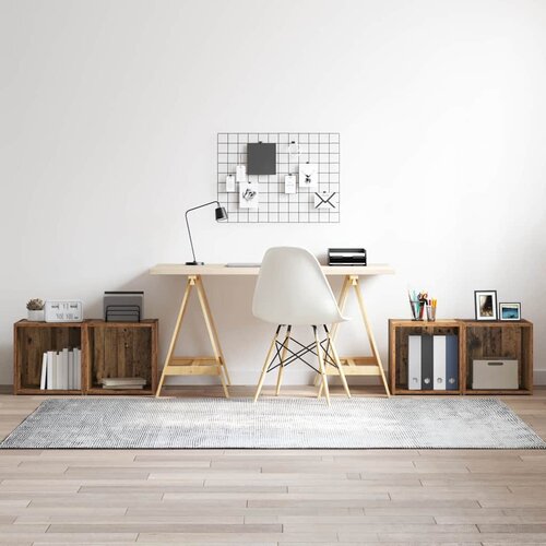  Set TV komoda Zidne 4 pcs Staro drvo 37 x 35 x 37,5 cm Cijene