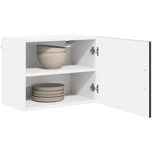  Ormar za Zid 2 pcs Crna 50 x 31 x 40 cm Konstruirano drvo Slike