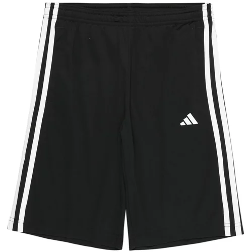 ADIDAS SPORTSWEAR Sportske hlače 'Train Essentials Aeroready 3-Stripes -Fit' crna / bijela