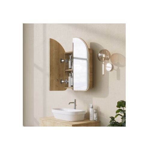 Hanah home Hope Cabinet Kupaonski ormarić, hrast Slike