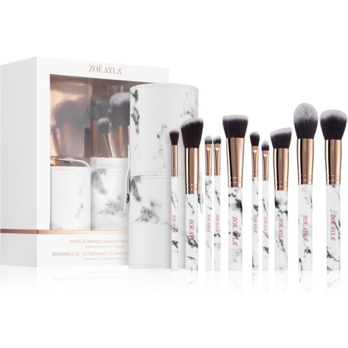 Zoë Ayla Makeup Brush Set Marble 10 Piece set kistova u torbici Cijene