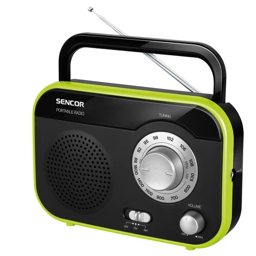Sencor radio SRD210BGN crno/zeleni Slike
