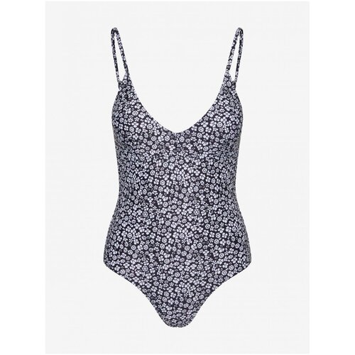 Vero Moda White-black floral one-piece swimwear Doris - Ladies Cene