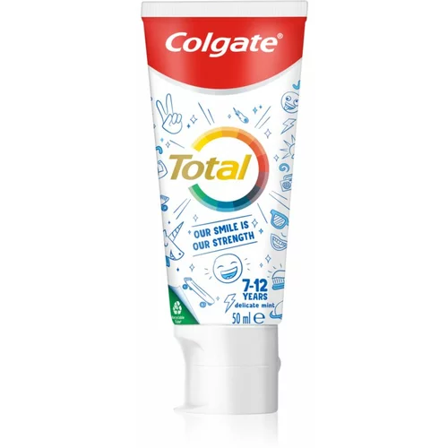 Colgate Total Junior zubna pasta za dubinsko čišćenje zubi i usne šupljine za djecu 50 ml