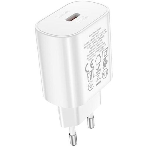 hoco. polnilec adapter N22 Jetta PD 25W Type C za Samsung - bel Cene