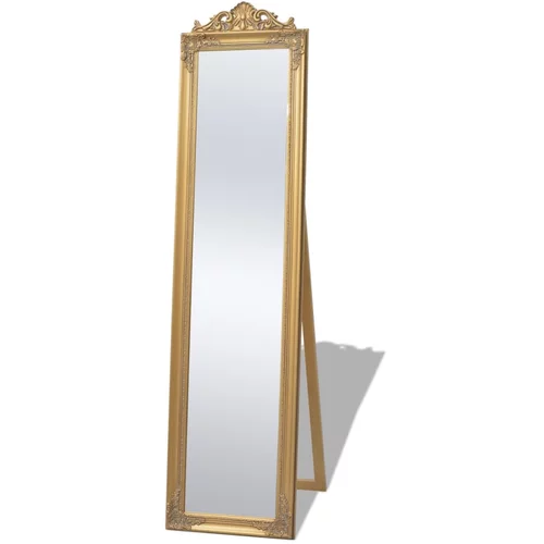  Samostojeće Ogledalo Barokni Stil 160x40 cm boja zlata