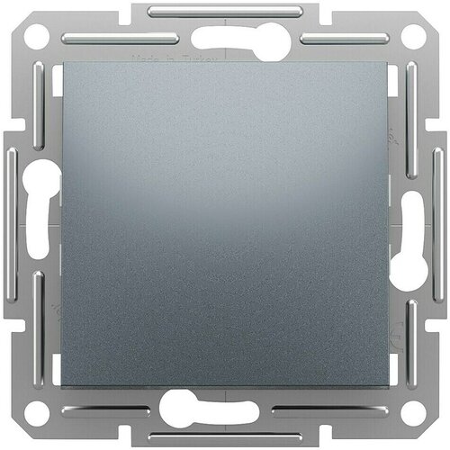 Schneider Electric Asfora Prekidač (Siva, Mat, Podžbukna montaža, 10 A, bez okvira) Slike