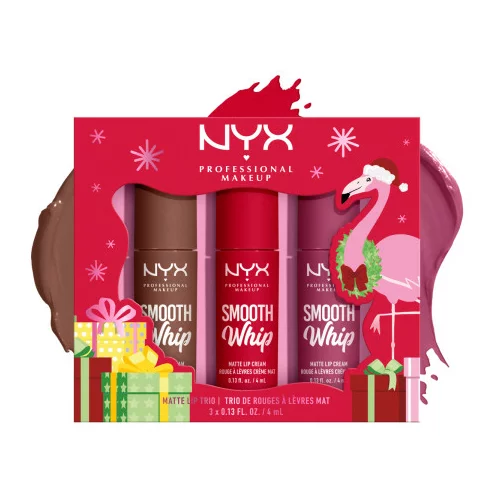 NYX Professional Makeup set šmink za ustnice - Smooth Whip Trio Holiday Gift Set